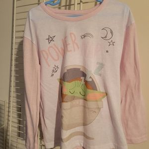Girls baby Yoda pajamas